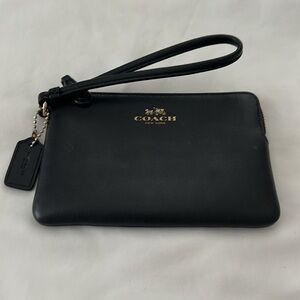 Black Coach Wristlet